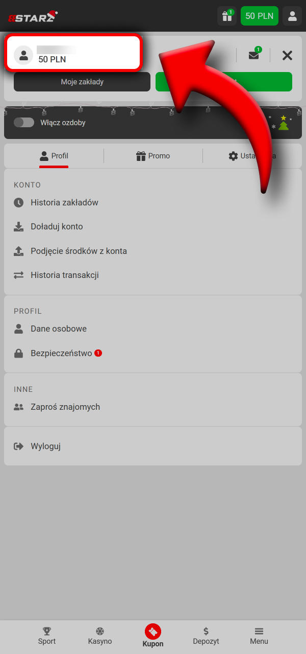 Sprawdź saldo i rozpocznij grę w 888Starz.
