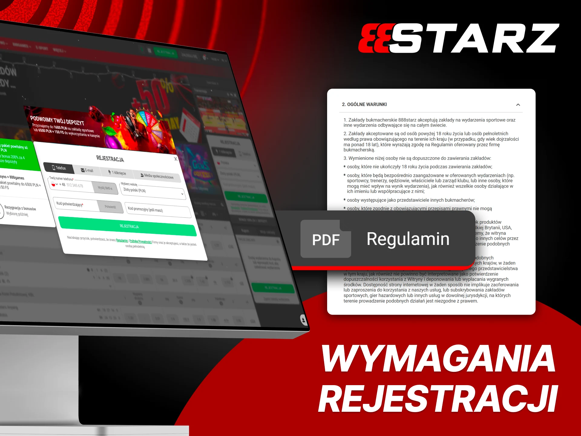 Poznaj zasady konta i zarejestruj się świadomie w 888Starz.